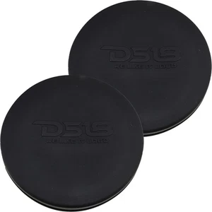 Pair of Black HYDRO 10" Silastic Silicone Marine Speaker Covers / CS-10/BK DS18 - Picture 1 of 3