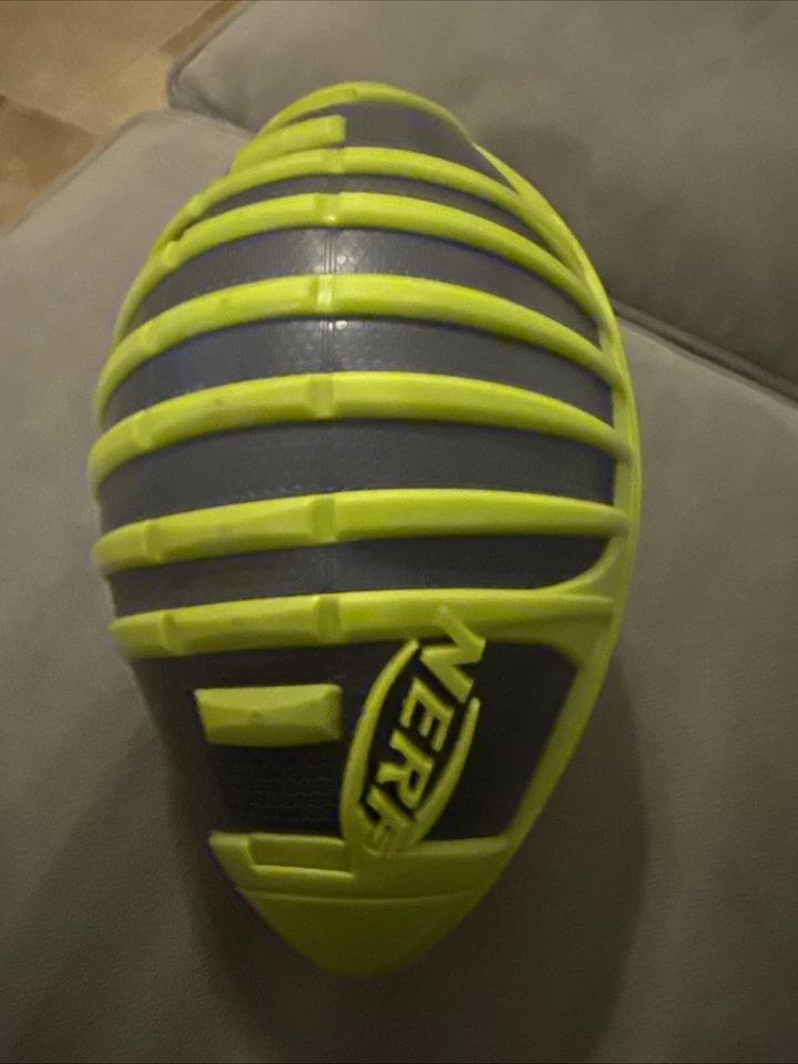 NERF Weather Blitz Football Green & Gray All Weather Sports Hasbro C-244C - Image 1 of 4