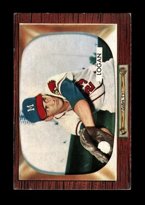 1955 Bowman Set-Break #180 Johnny Logan VG-VGEX *GMCARDS* - Image 1 of 2