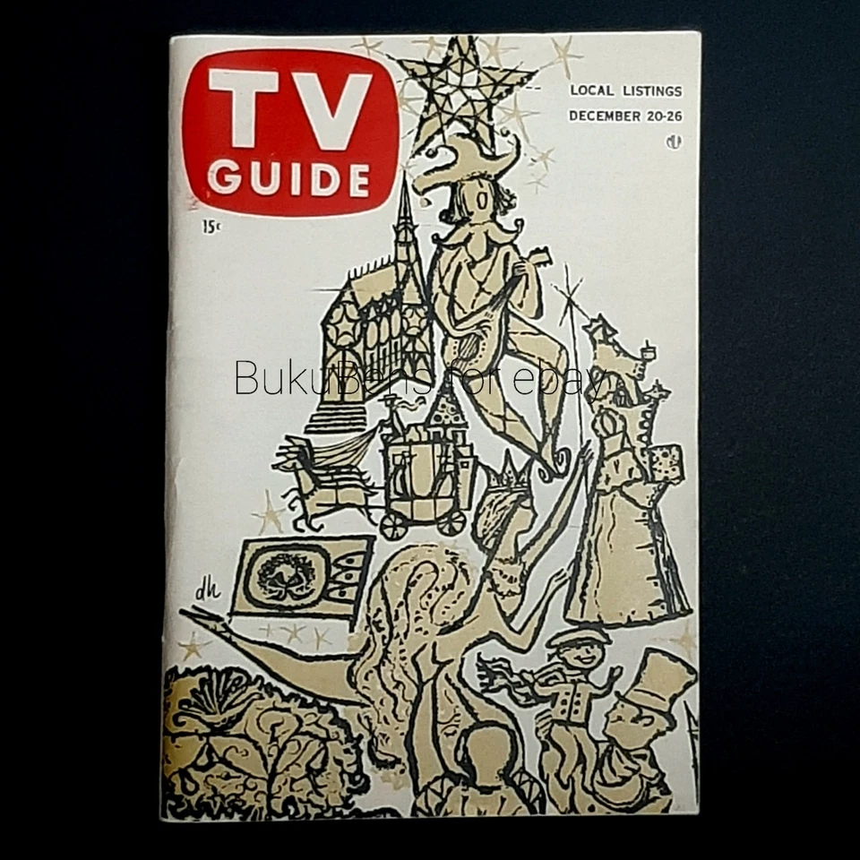Dec 20-26 1958 TV Guide Issue #299 Southern Ca Edition Christmas Shirley Temple - Image 1 of 4