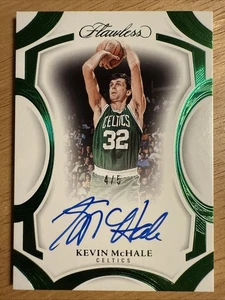 2024/25 Panini Flawless Kevin McHale Emerald Auto 4/5 Celtics HOF  - Picture 1 of 2