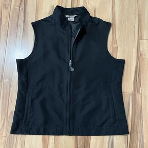 ExOfficio Womens Clima Guard Vest Medium Black Full Zip Poly Outdoors Camping - Picture 1 of 9