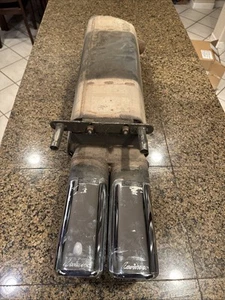 1993 Mercedes W140 500SEL Lorinser Exhaust Muffler 4900140 GENUINE VINTAGE OEM - Picture 1 of 24