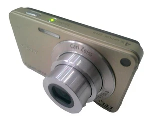 Sony Cyber-shot DSC-W350 14.1MP Champagne Gold Carl Zeiss Digitalkamera Japan - Bild 1 von 6