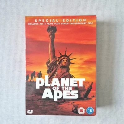 Vintage 2001 Special Edition Planet Of The Apes 5 DVD Boxset Collection Region 2 - Image 1 of 4