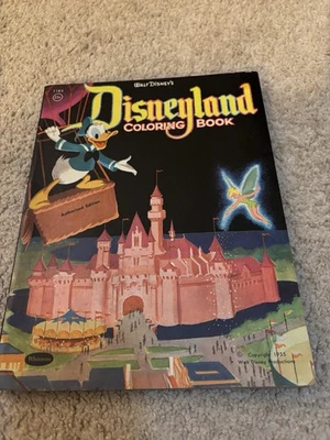 1955 DISNEYLAND COLORING BOOK-- NICE SHAPE - Image 1 of 4