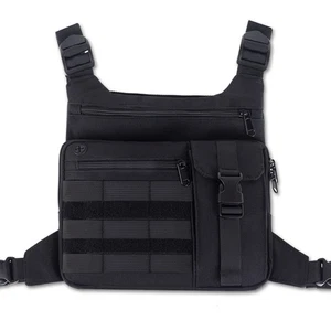 Tactical Chest Pack Borsa da Corsa: Gilet Regolabile Leggero per Sport all'Aperto -... - Foto 1 di 8