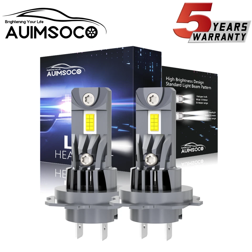 Faros LED blancos xenón haz bajo H7 para Jaguar XJ8 XJR 1998-2008 Foto 1 de 4