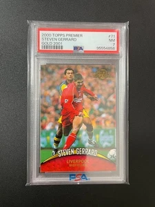 2000-01 Topps Premier Gold 2001 Steven Gerrard #71 PSA 7 Rookie RC - Picture 1 of 2