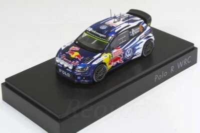Spark 1:43 VW Polo R WRC #2 Monte Carlo 2015 Latvala Dealer ver. 6C1099300B - Image 1 of 3