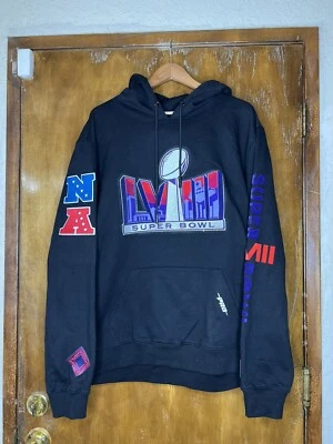 Sudadera con Capucha NUEVA CON ETIQUETAS NFL x PRO Superbowl 58 Las Vegas Negra RARA Talla XL Foto 1 de 3
