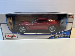2014 Chevy Corvette neu im Karton im Maßstab 1:18 Druckguss von Maisto - Bild 1 von 7