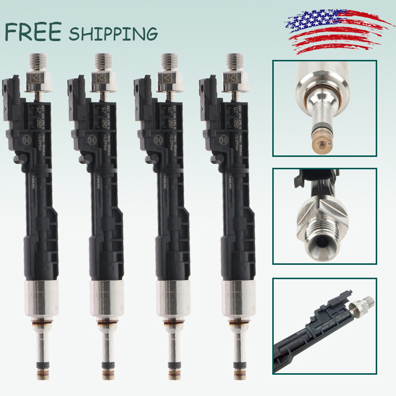 4 Fuel injector 13647639994 For 08-16 BMW 228i 320i 328i 528i X1  