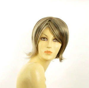 Perruque femme courte blond clair méché cuivré chocolat ROSY 15613H4 - Imagen 1 de 8