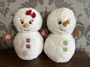 Lote Build A Bear Muñeco de Nieve Niña de Peluche Mujer Menta Relleno Navidad - Imagen 1 de 17