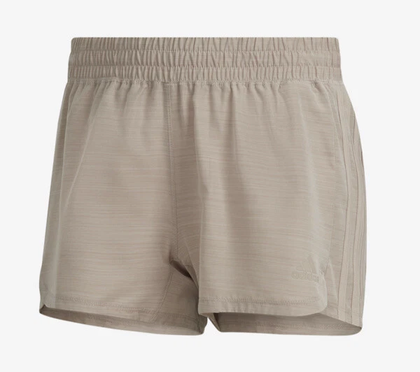 ADIDAS Pacer 3-Stripes Woven  Brown 3” Shorts Size M - Image 1 of 4