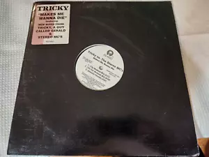 TRICKY VS. A GUY CALLED GERALD MAKES ME WANNA DIE 6 SONG PROMO RECORD - Imagen 1 de 4