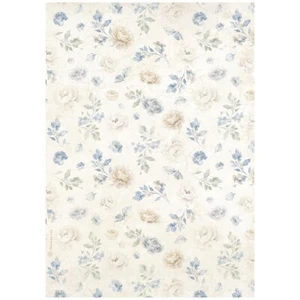 Stamperia A4 RICE PAPER - TIMELESS - SMALL FLOWERS PATTERN - Decoupage - Picture 1 of 1