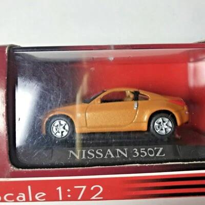 Road Legends Nissan 350 Z Diecast Car Collection Naranja Escala 1:72 2003 Foto 1 de 4