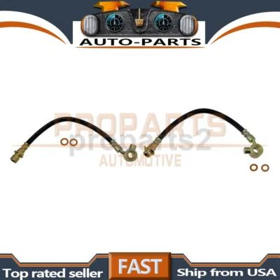 Kit de manguera de freno hidráulica delantera 2x para camioneta GMC C15/C1500 1972 4,1 L Foto 1 de 4