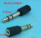 Stereo Male 1/4&quot; 6.35mm TO Female 1/8&quot; 3.5mm Jack Headphone Adapter Converter