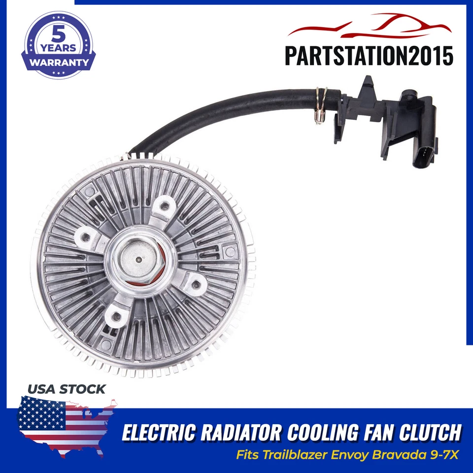 FOR Trailblazer Envoy Bravada 9-7X Electric Radiator Cooling Fan Clutch 15293048 - Image 1 of 4