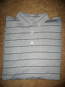 Polo da golf uomo FOOTJOY a righe grigia nuova senza etichetta XL - Foto 1 di 1