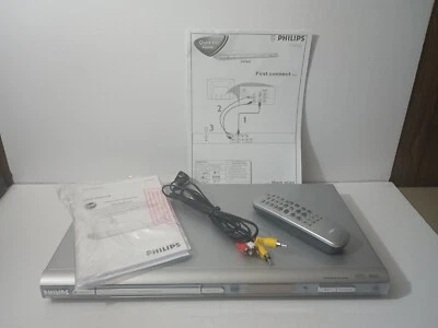 Philips DVP642/37 Reproductor de DVD con Control Remoto Cables de Video Escaneo Progresivo, Manual Foto 1 de 4