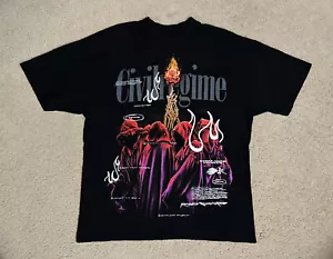 CIVIL REGIME tee GRIM REAPER sz MEDIUM, OVERSIZED black t-shirt Men's - Picture 1 of 13