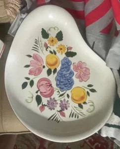 Serving Pieces Set of of 4 Stangl Pottery Fruit and Flowers. EUC - Picture 1 of 13