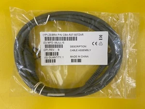 PRODUTTORE DI APPARECCHIATURE ORIGINALI CBA-R27-S07ZAR RS232 7 piedi NCR7432 DYNAKEY per Zebra DS7708 DS8178 - Foto 1 di 3