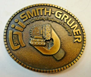 Smith Gruner Gürtelschnalle An Sii Gold Mining Equipment Company Vintage Messing - Bild 1 von 4