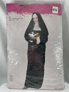 Adult Mother Superior Nun Halloween Costume Plus Size Fits Most 16W to 24W - Picture 1 of 5