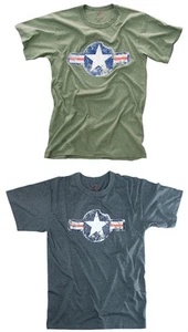 Vintage Military Army Air Corps Short Sleeve T-Shirt Rothco 66300 - Picture 1 of 4