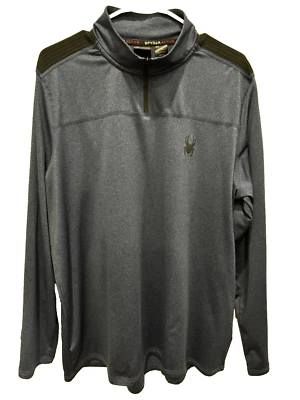 Camisa informal Spyder Active L/S 1/4 cremallera L/S azul marino talla grande Foto 1 de 2