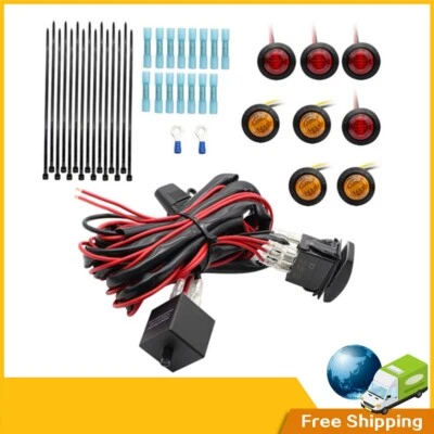 UTV ATV SXS LED Turn Signal Street Legal Kit For Polaris RZR Ranger General - Image 1 of 4