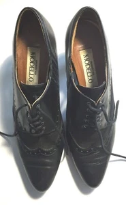 women's shoes modello - madras made in japan no. 23 or 6.5 usa black color leath - Bild 1 von 6