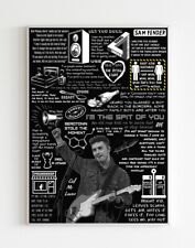 Sam Fender Inspired Lyric & Image Music Print/Poster A3 Premium Quality