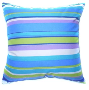 Pillow Cover*Striped Cotton Canvas Sofa Seat Pad Cushion Case Custom Size*AK1 - Picture 1 of 50