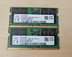 SK Hynix DDR5 16GB PC5-38400 SO-DIMM HMCG78MEBSA092N Laptop Memory RAM - Picture 1 of 1