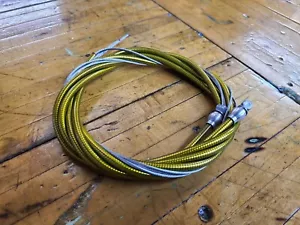 NOS Dia Compe Gold Brake Cables dated 1983 Old school Bmx Vintage - Picture 1 of 5