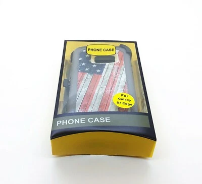 Funda para Samsung Galaxy S7 Edge con (Clip Se adapta a defensa) y pantalla bandera de Estados Unidos Foto 1 de 4