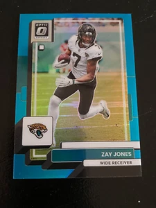 2022 DONRUSS OPTIC 89 ZAY JONES AQUA PRIZM /299 JAGUARS - Picture 1 of 2