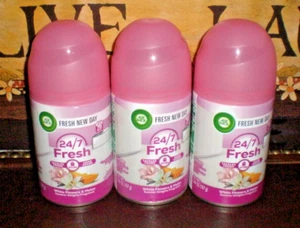 3 AIRWICK SUMMER DELIGHTS 24/7 Fresh Automatic Spray Can Refills Fresh New Day - Picture 1 of 4