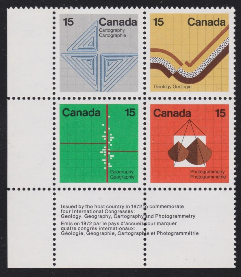 Canada 1972 #585a LL - Earth Sciences MNH - Image 1 of 1