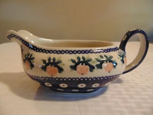 Creamer Polish Hand-Made, Poland 7 3/4" x 3" x 4 1/4" - Picture 1 of 5