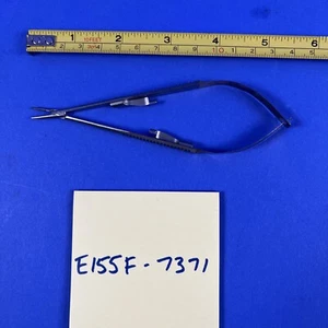 Jarit 355-413 Castroviejo Nadelhalter Carb-Biss gerade Backen flach gezahnt - Bild 1 von 12