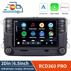 NONAME RCD360 PRO 187B CarPlay Android Auto radio de coche para VW Golf POLO CC - Imagen 1 de 8