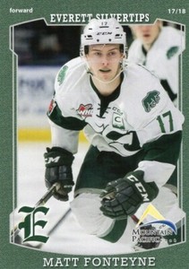 Matt Fonteyne 2017-18 Everett Silvertips