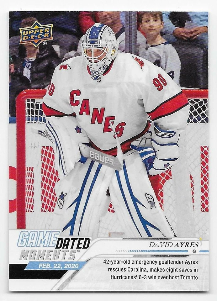 19/20 UPPER DECK GAME DATED MOMENTS Hockey (#1-114, #A1-R5) U-Pick From List - Image 1 of 1